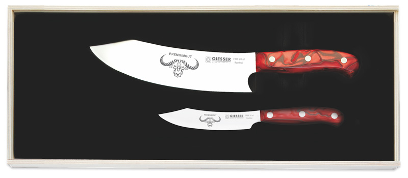Knife Set PremiumCut 1988-2, Red Diamond