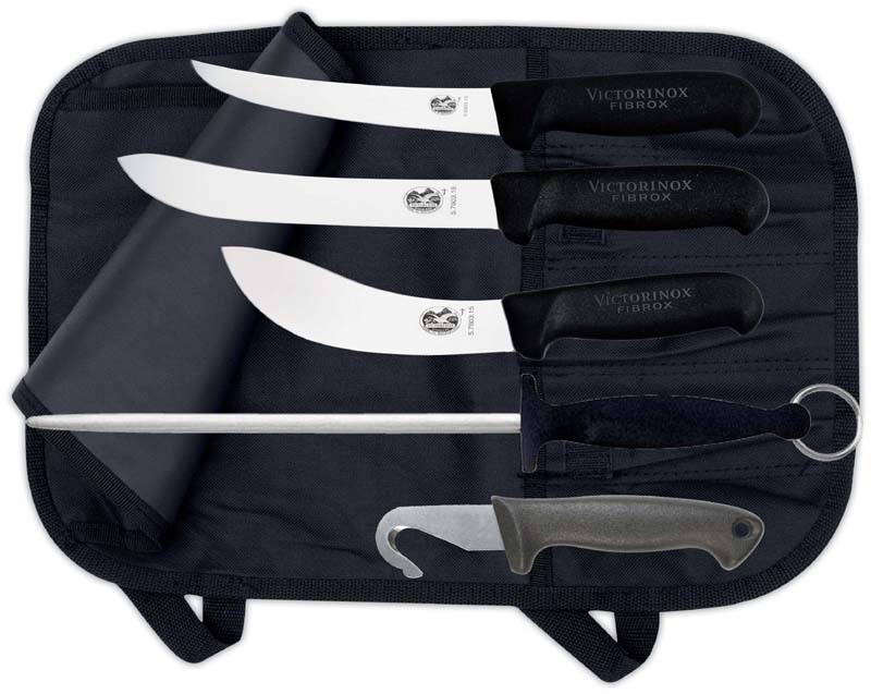 Hunting set Victorinox, 4 knives + steel