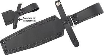 Leather Fällkniven sheath A1el, dangler type