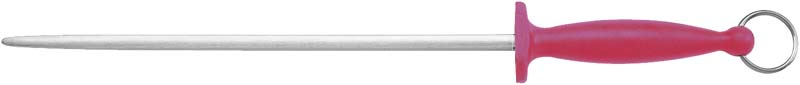 Sharpening steel Isler 23269, 31 cm / round-coarse / RED