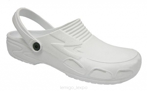Clog Eva, white soft plastic