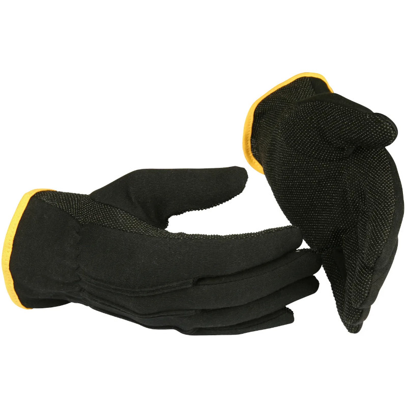 Glove grip BLACK, with plastic studs (B12)