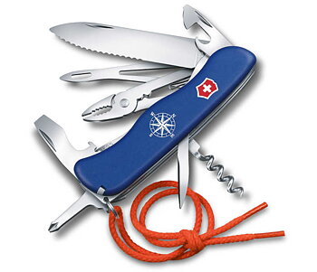 Pocket knife Skipper, compass rose/blue