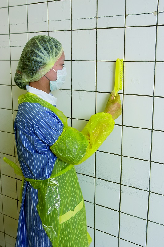 Diskborste Vikan 41955, 29 cm vit - 5