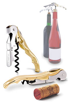 Cork Screw Pulltaps classic, gold