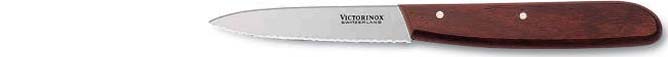 Skalkniv Victorinox 5.3030, 8 cm Tandad / träskaft