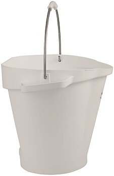 Bucket Vikan 20 L, plastic / white
