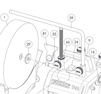 Universalstöd Tormek T-7 (B2)