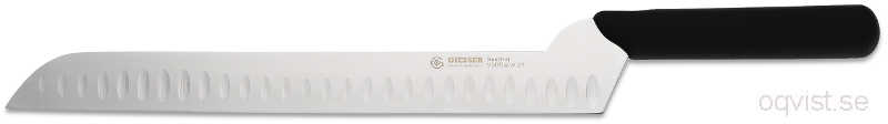 Cheese knife Giesser 1 handle/scalloped edge, 29 cm
