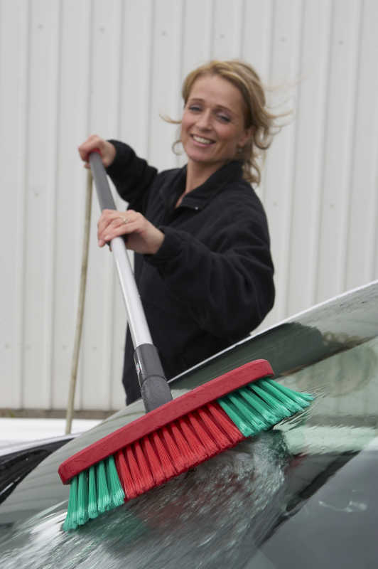 Bilborste Vikan 475552, 27 cm SVART - 4