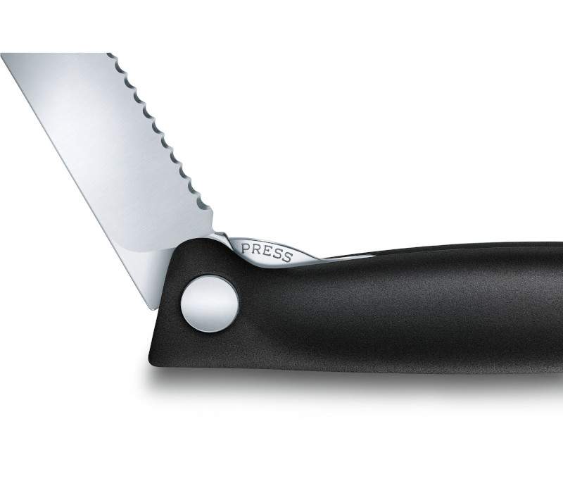 Fällkniv Classic, 11 cm / Tandad / svart - 4