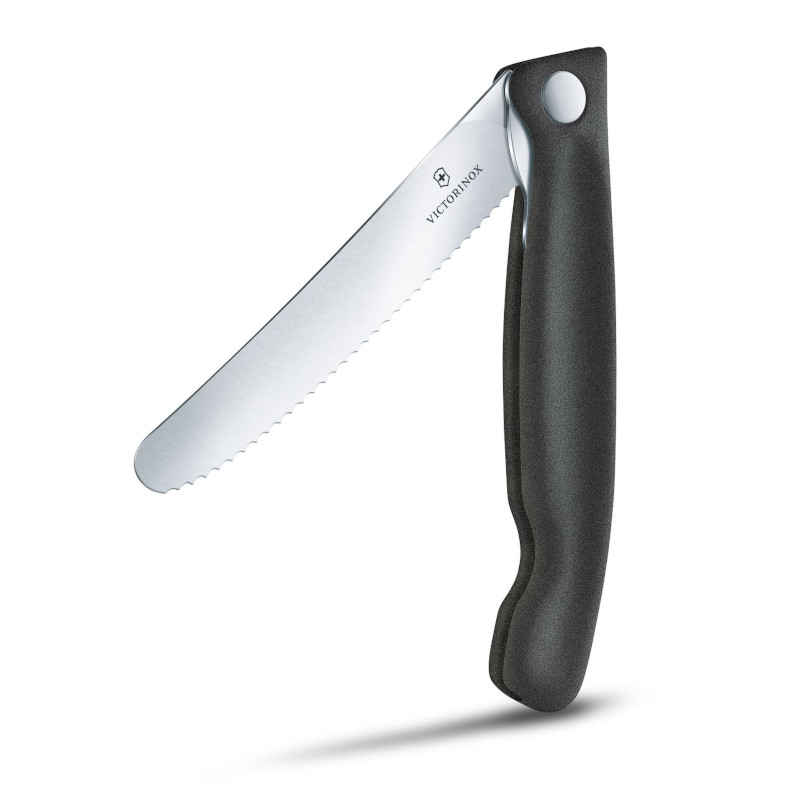 Fällkniv Classic, 11 cm / Tandad / svart - 5