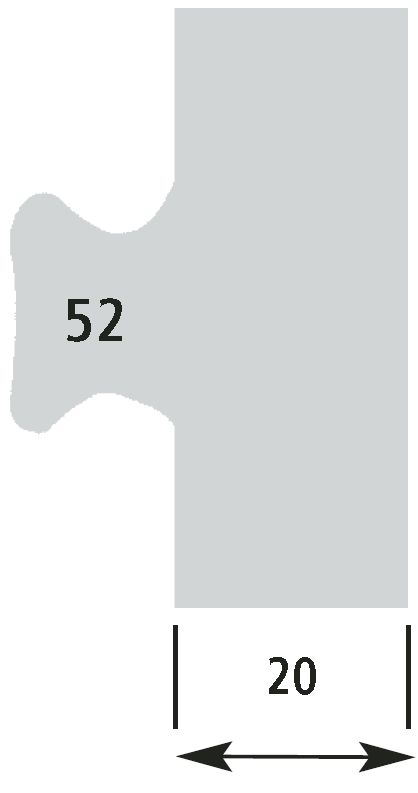 Kvarnskiva nr 52 LongLife 3,5 mm (B) - 2