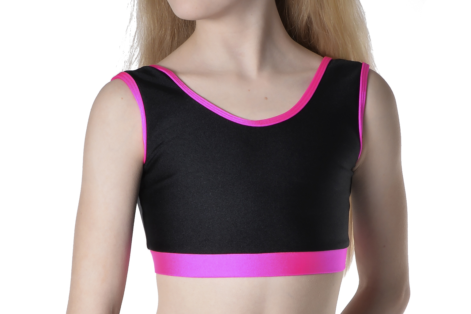 Showstore - Kids - Sporttop i lycra med neonkanter