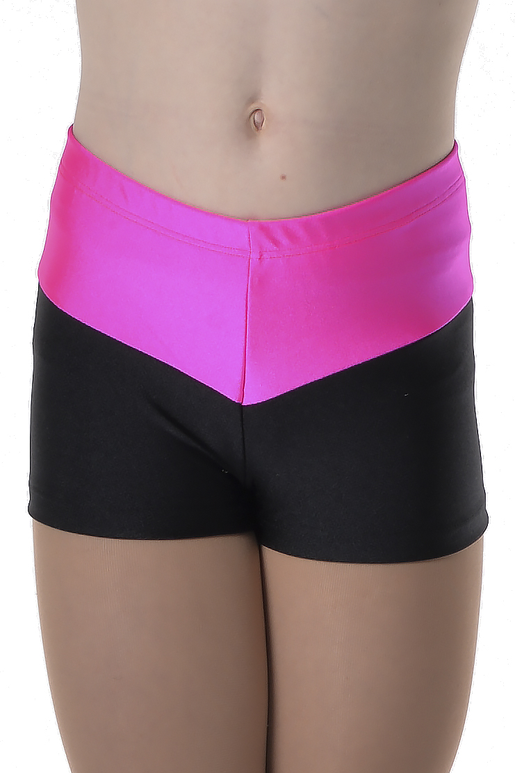 Showstore - Hotpants i lycra med V-linning valfri Färg