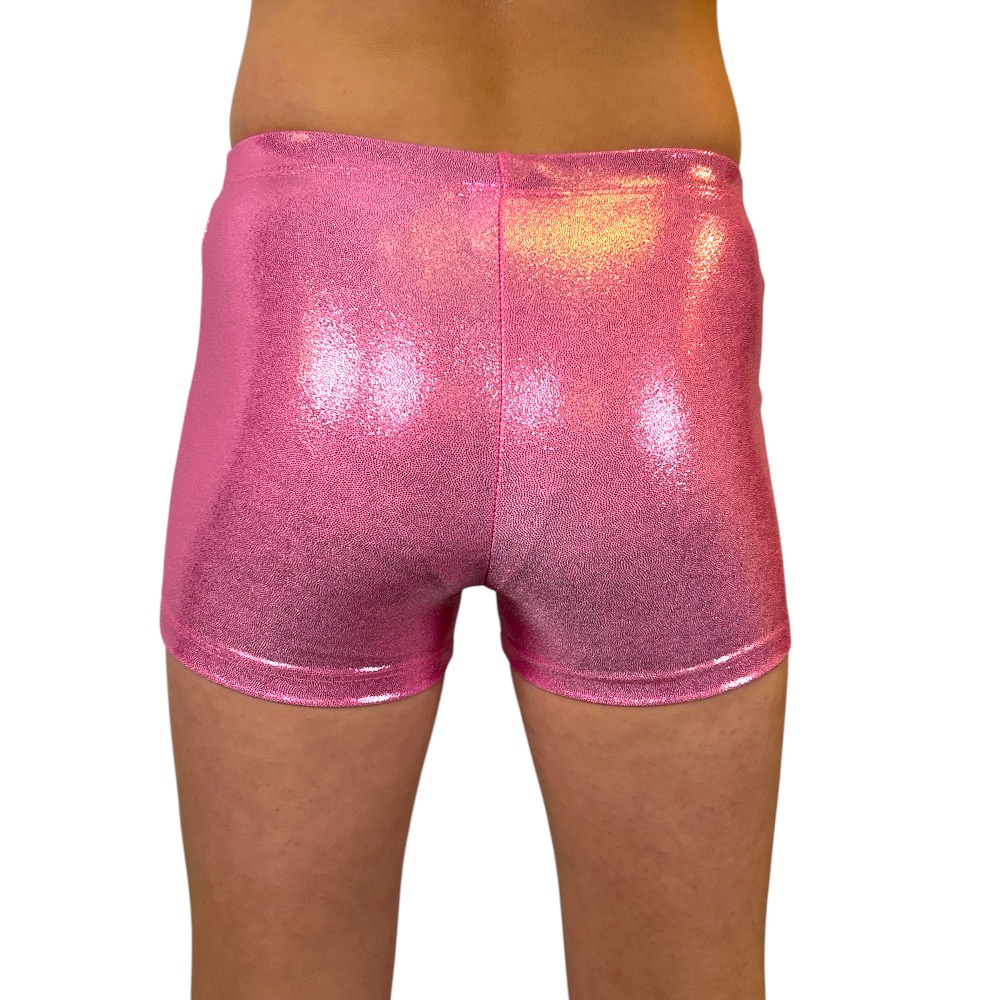 Showstore - Hotpants i metallic lycra med längre ben - 2