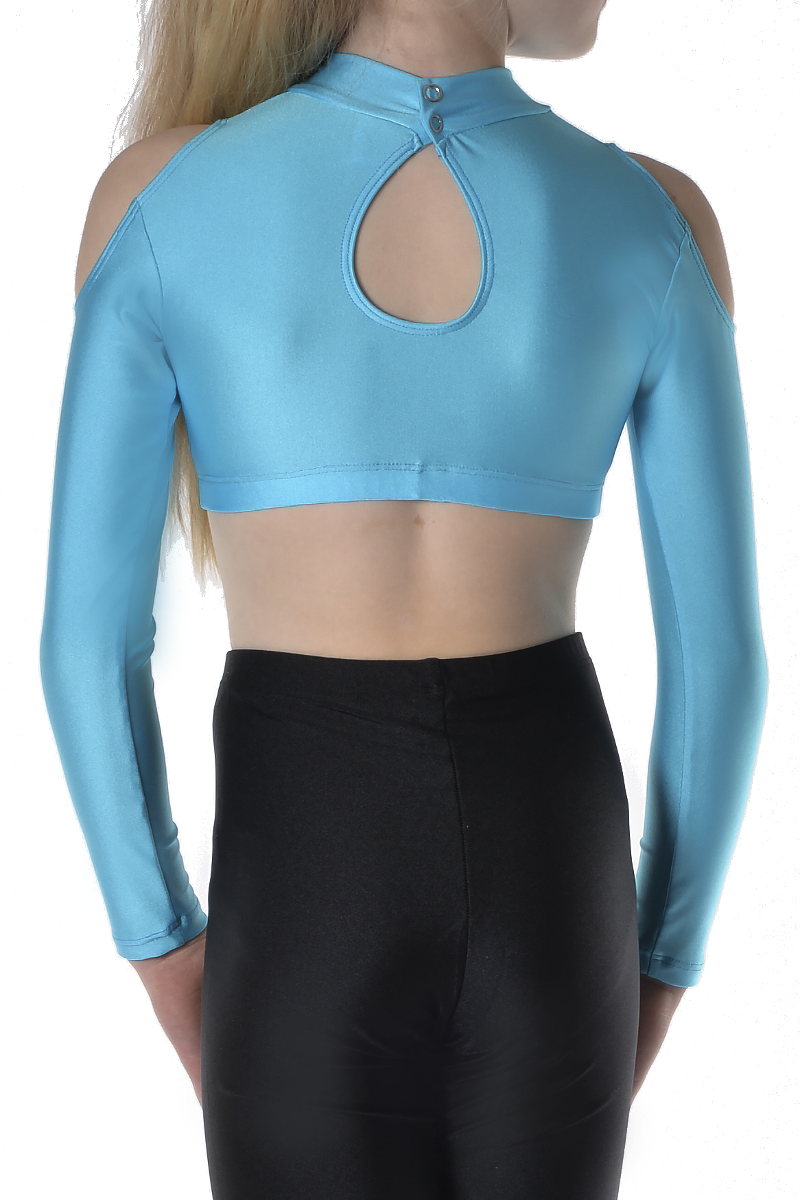 Showstore - Discotop med axelhål i lycra  - 2