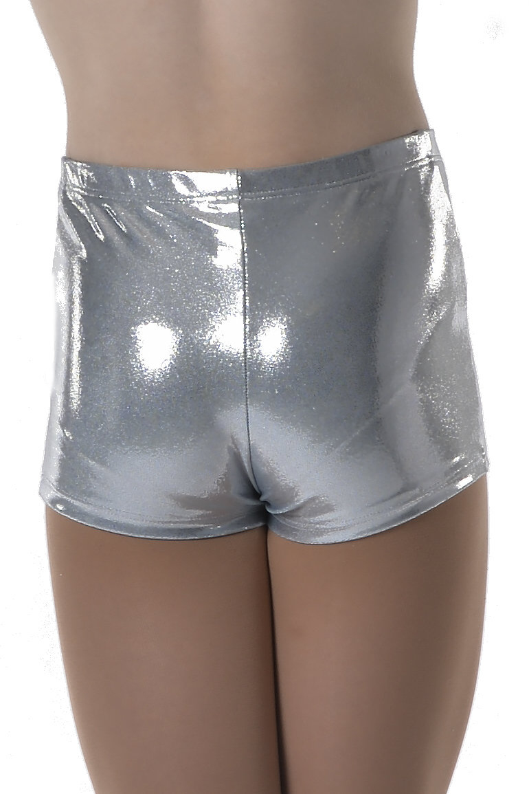 Showstore - Hotpants i metallic lycra - 2