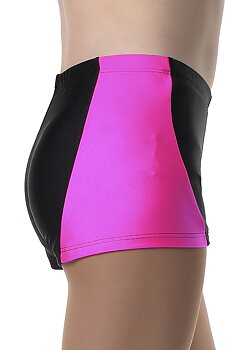 Showstore - Hotpants i lycra med sidestripe i valfri färg