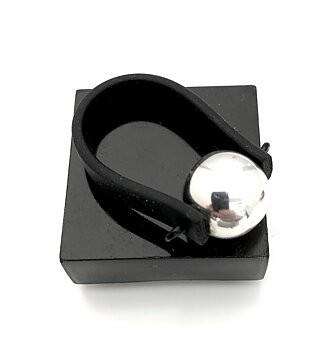 Lena Ring Silver Hematite