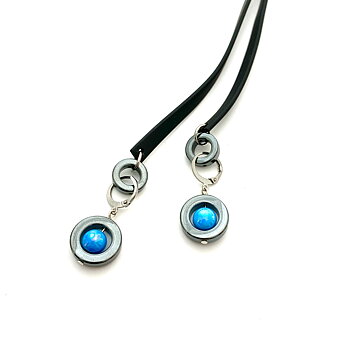 Halsband Nancy  "Caramelle"  Turkos 