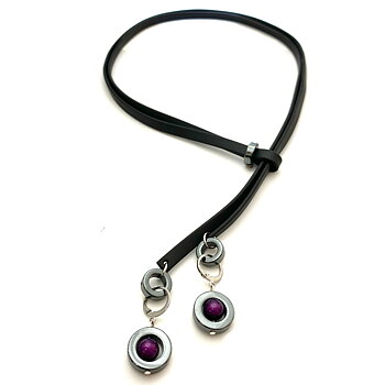 Halsband Nancy  "Caramelle"  Lila
