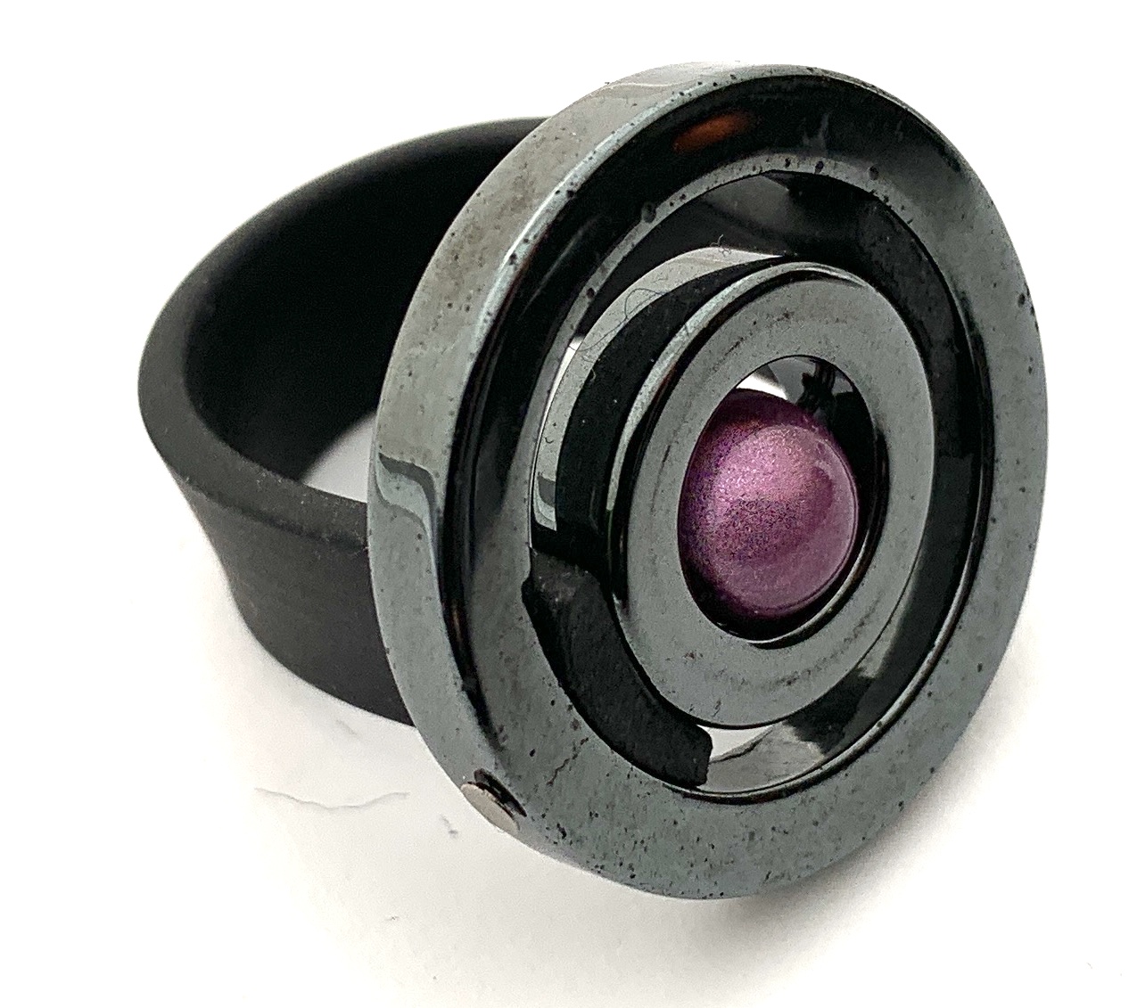 Ring Flora Hematit olika färger  - 8