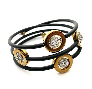 Doris armband Gold & Crystal