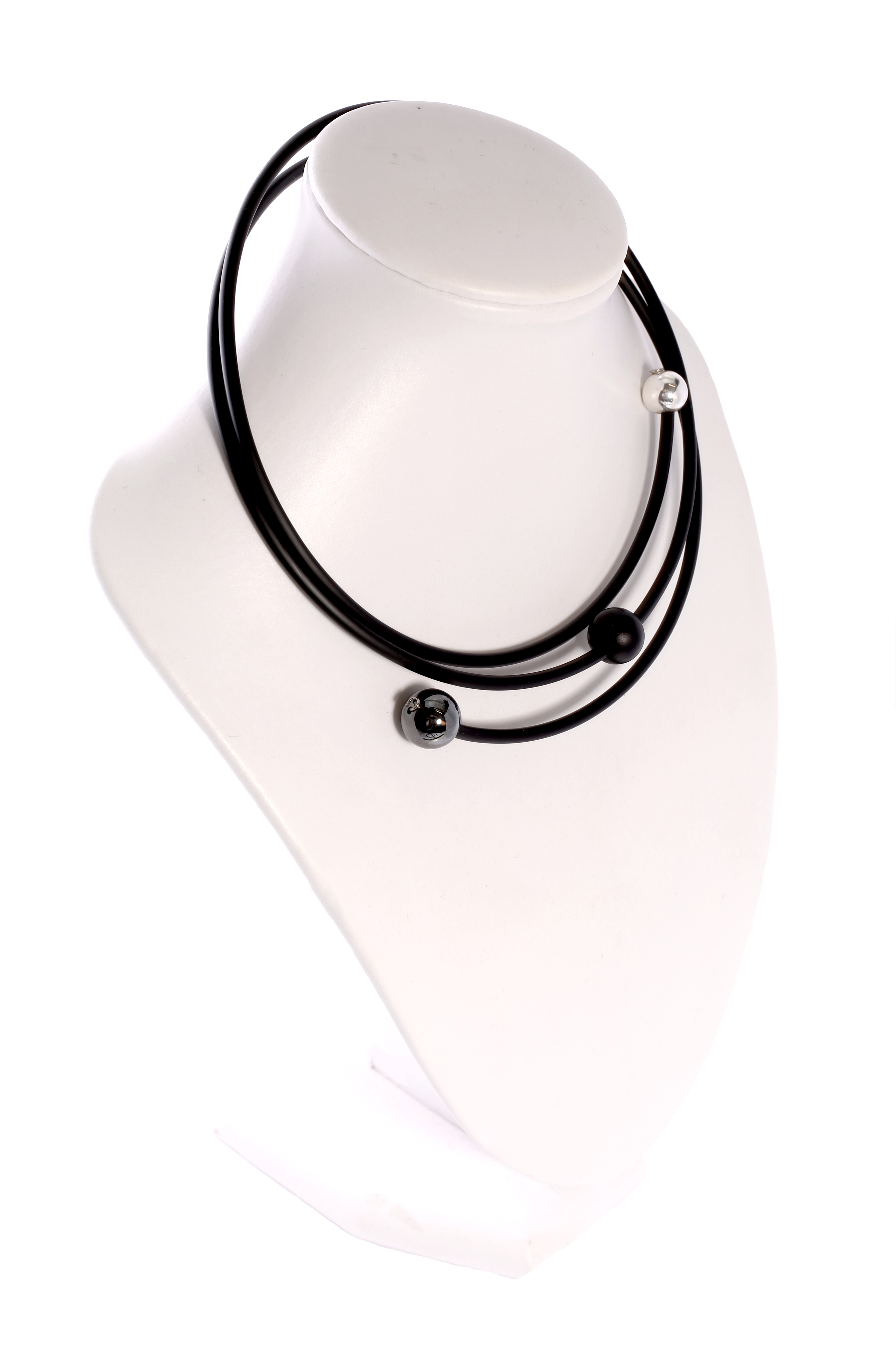Mimmi Halsband  Silver  Onyx Hematit - 3