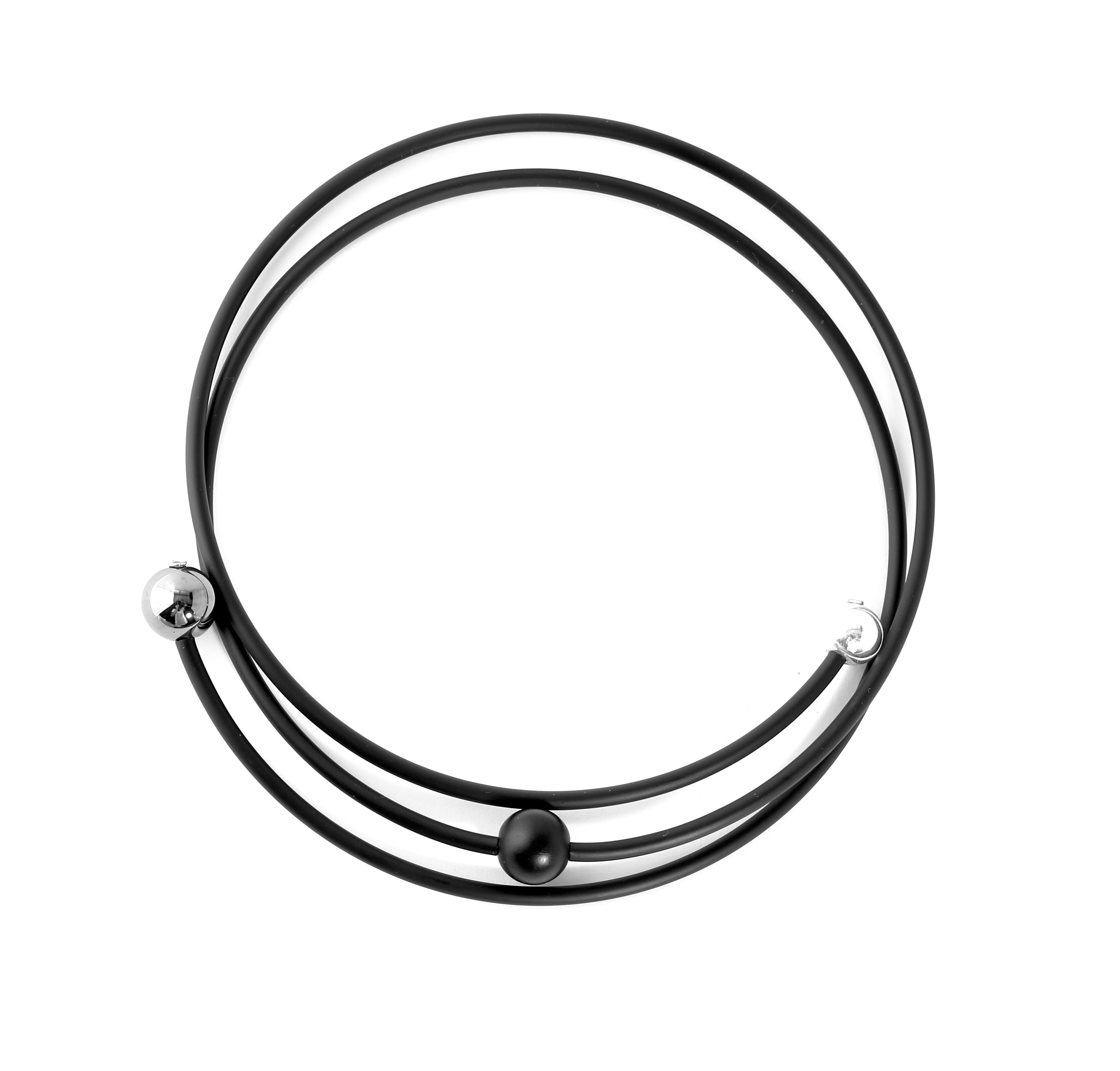 Mimmi Halsband  Silver  Onyx Hematit - 4