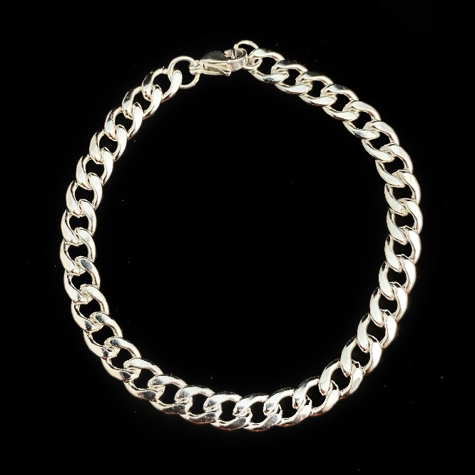 Armband kedja Silver på rostfritt stål. 