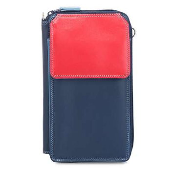 Mobilebag Blue Red  Genuine leather Mywalit Old town Stockholm 