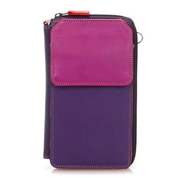 Mobilebag Purple fuschia  Genuine leather Mywalit Old town Stockholm 