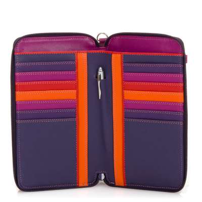 Mobilebag Purple fuschia  Genuine leather Mywalit Old town Stockholm  - 3