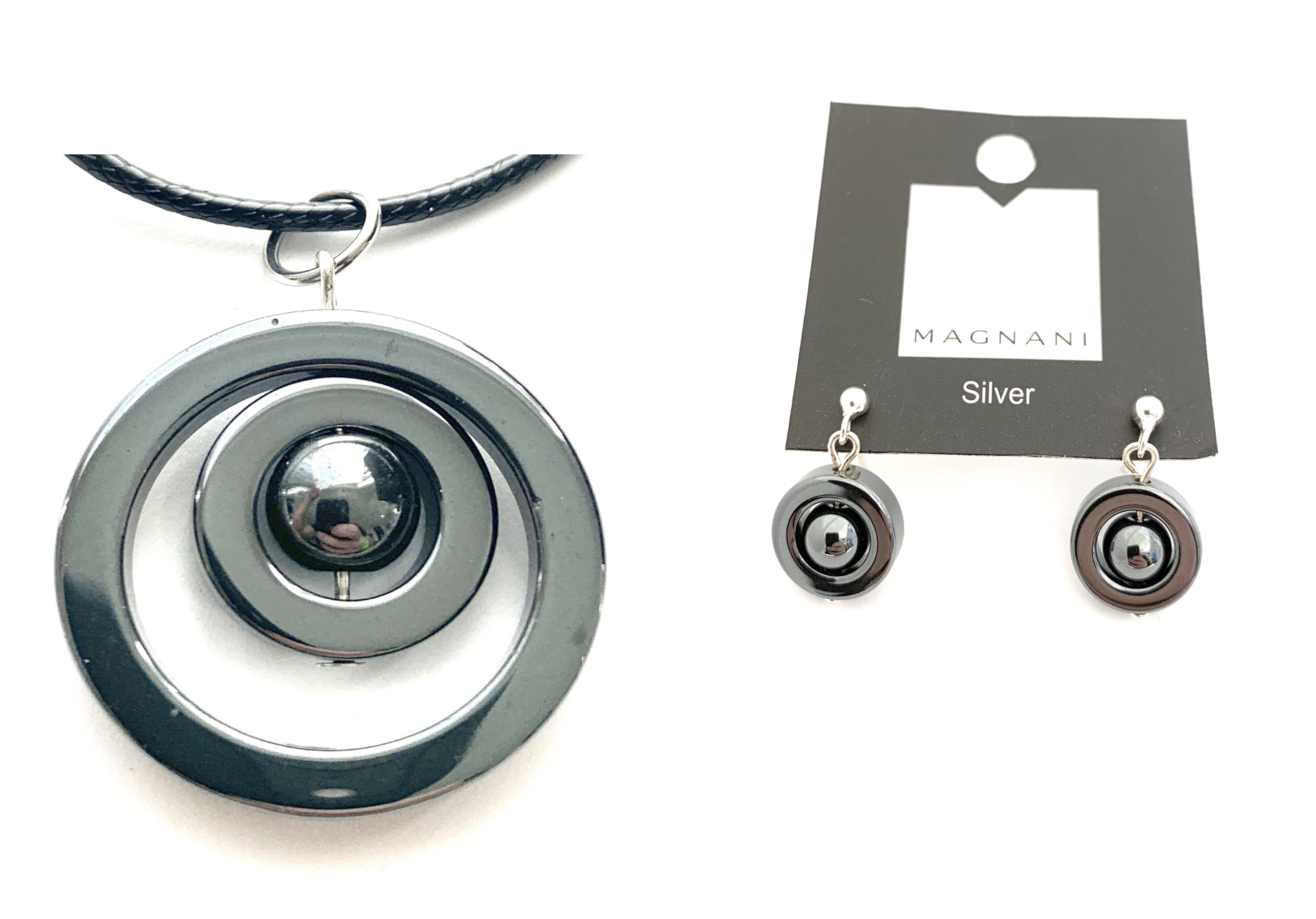 Set "Caramelle" Cornelia / Iris Hematite