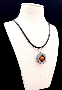 Selma halsband  Orange