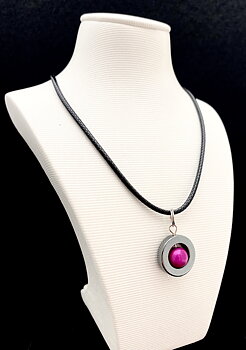 Selma halsband Cerise rosa