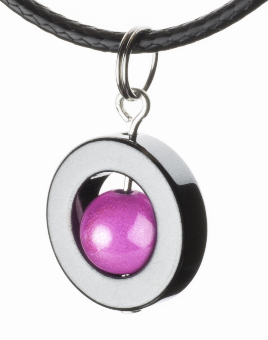 Selma  necklace Pink Fuschia - 2