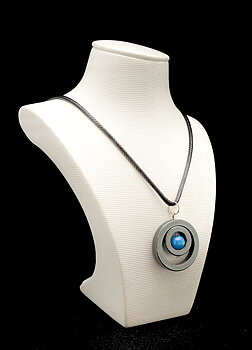 Cornelia halsband Hematit Turkos