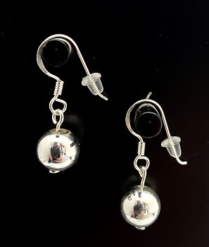 Örhängen Sterling Silver Hematit