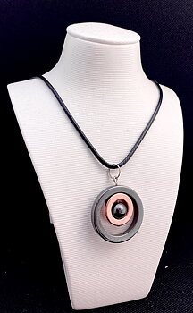 Cornelia Necklace Rosegold Hematite