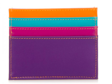 Credit Card Holder Orange  Genuine Napa Leather  Mywalit Old Town Stockholm  - 2
