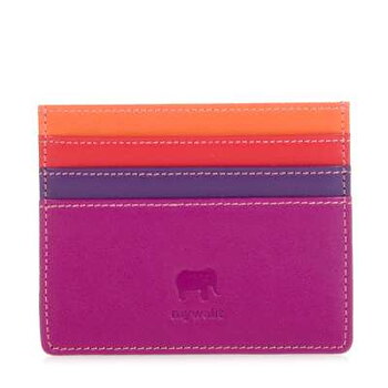 Credit Card leather  Purple Fuschia Mywalit Old Town Stockholm 