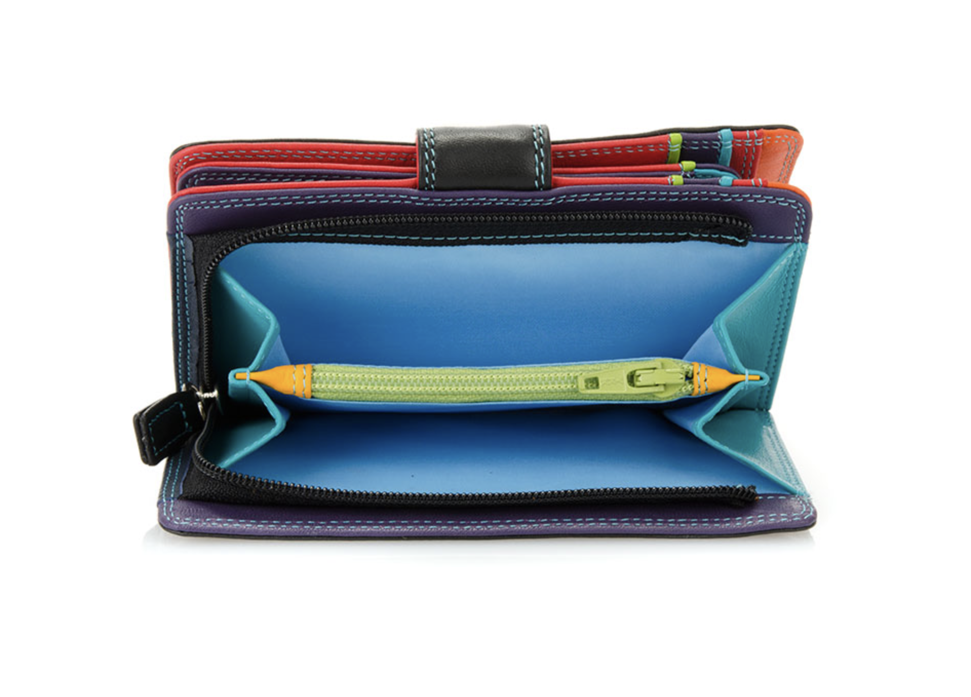 Medium Snap Wallet (Black Pace) - 3