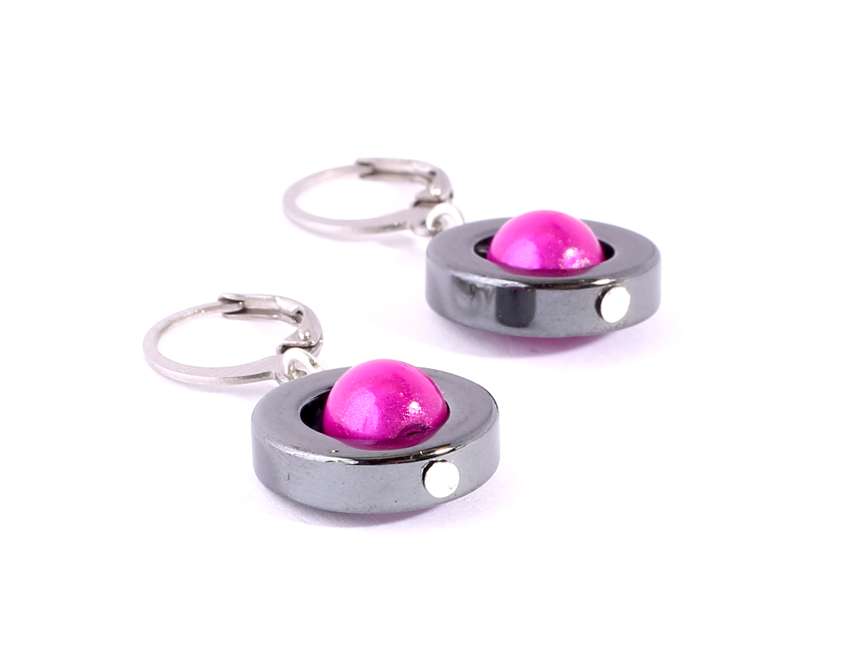 Nancy Earrings Pink - 2