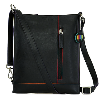  Black Handbag Cross Body real leather Mywalit old town Stockholm