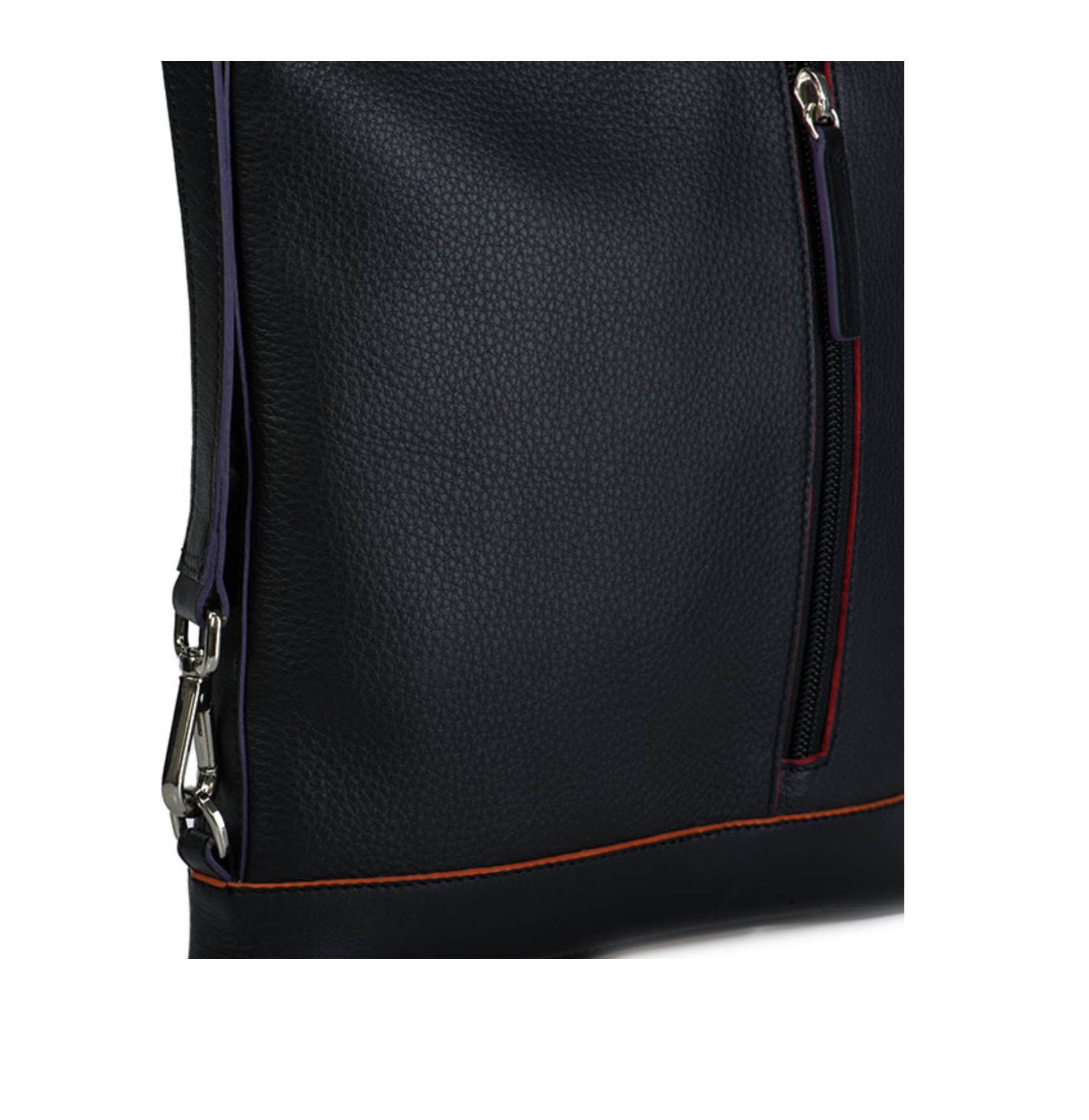  Black Handbag Cross Body real leather Mywalit old town Stockholm - 4