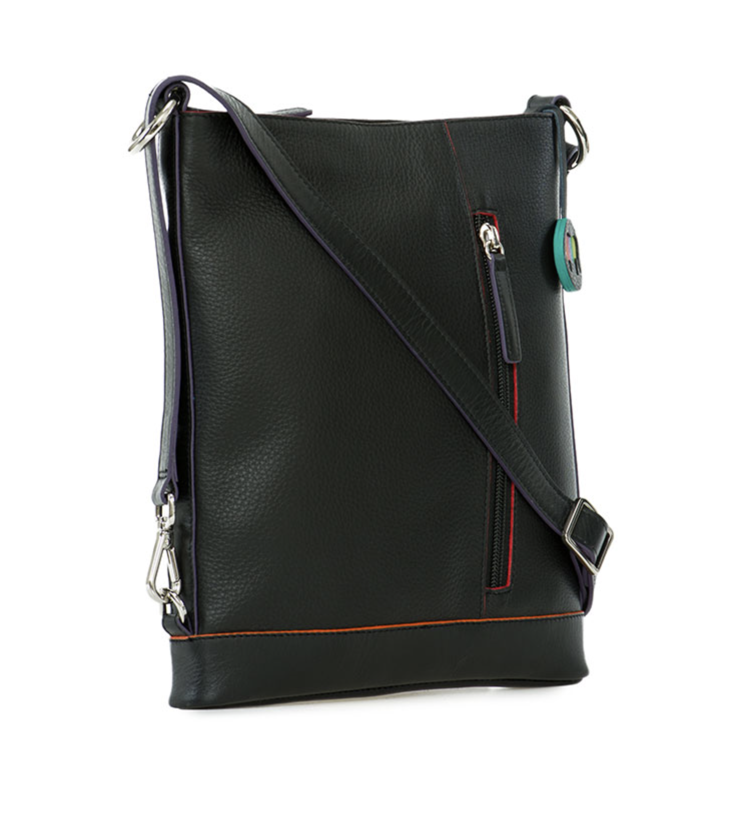  Black Handbag Cross Body real leather Mywalit old town Stockholm - 2