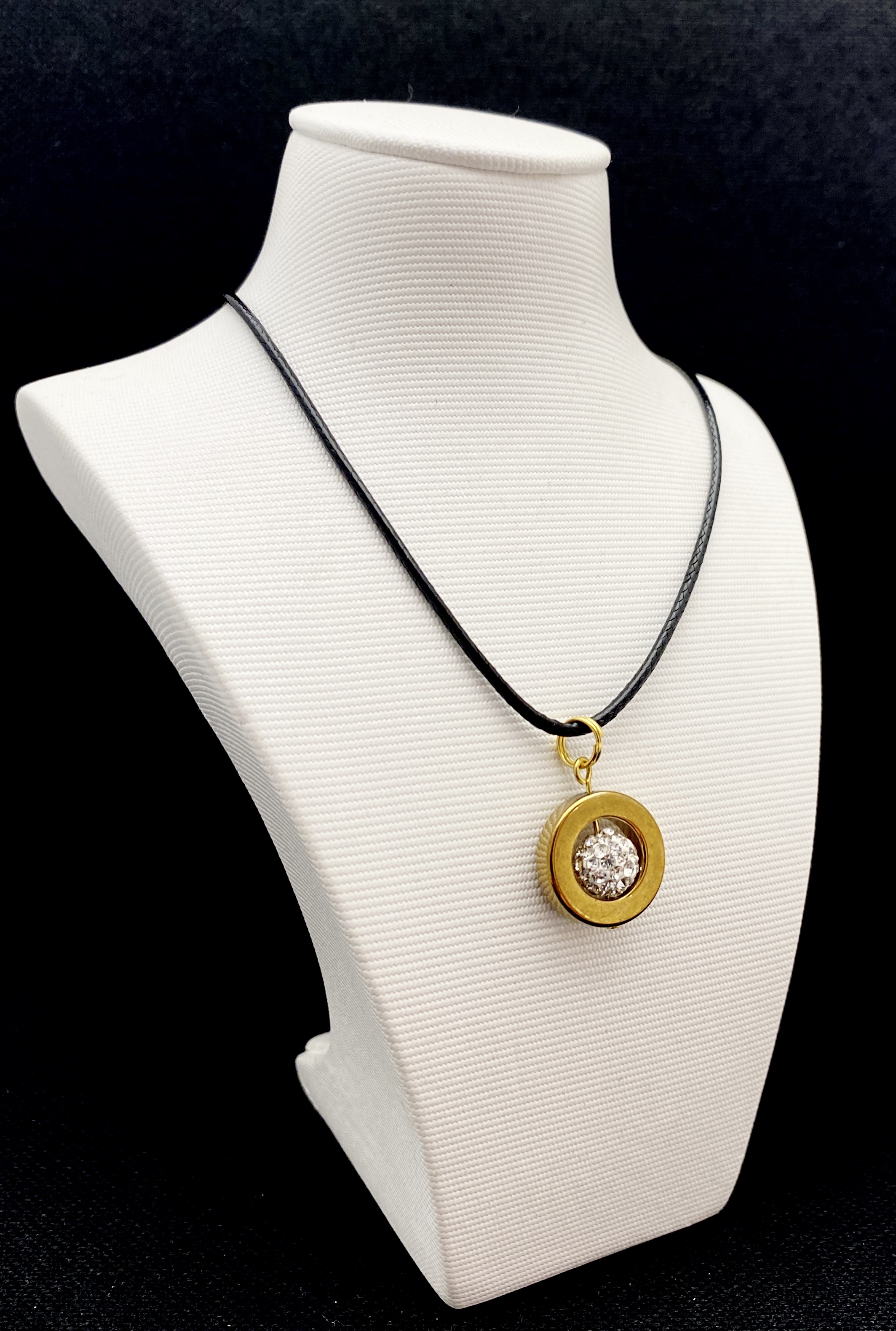 Halsband Selma guld Kristall