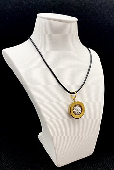 Halsband Selma guld Kristall